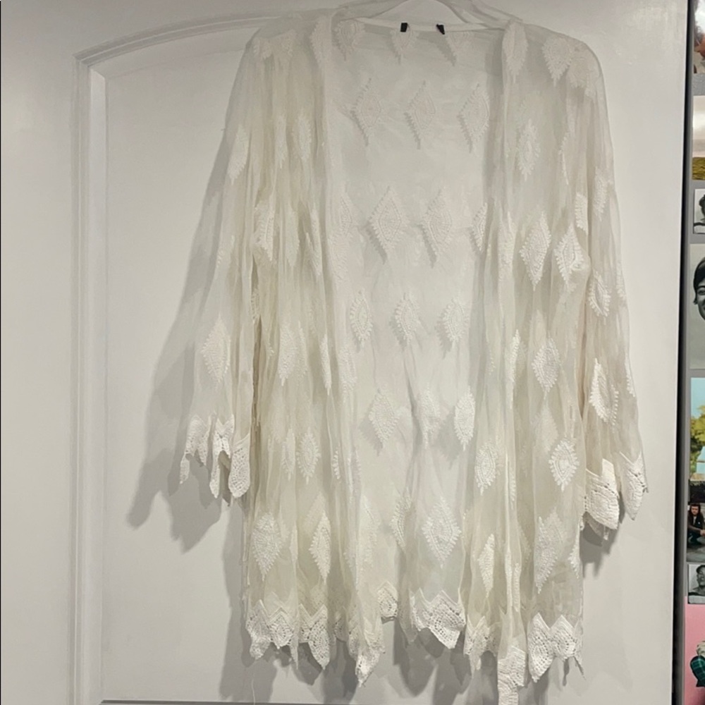 Lace Shaw cover up